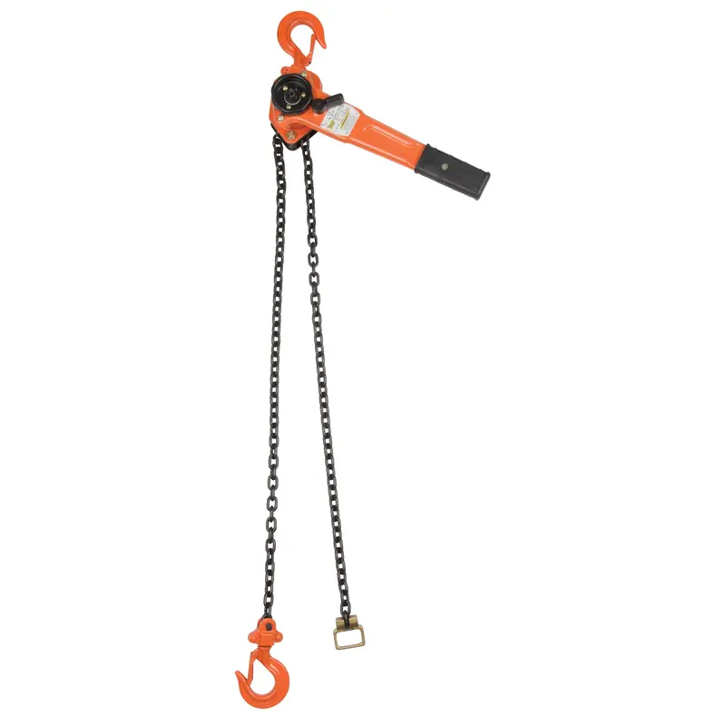 Lever Chain Hoist, 5' Lift, 1000 Lbs. (0.5 Tons) Capacity, Alloy Steel Chain 1