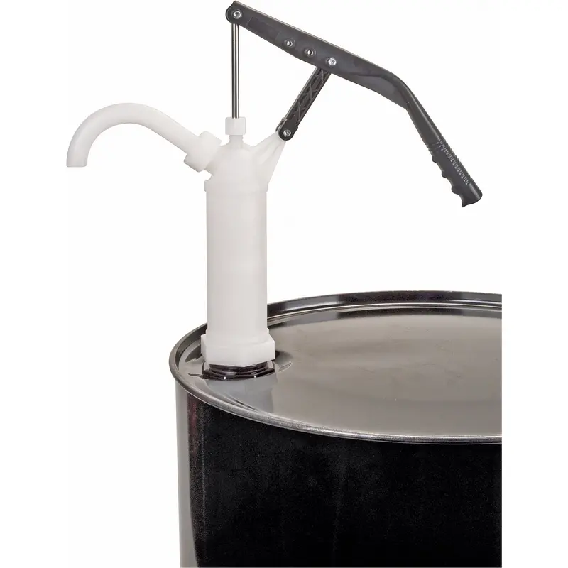 Lever-Type Drum Pump, Ptfe, 14 Oz./Stroke, Fits 5-55 Gal. 1