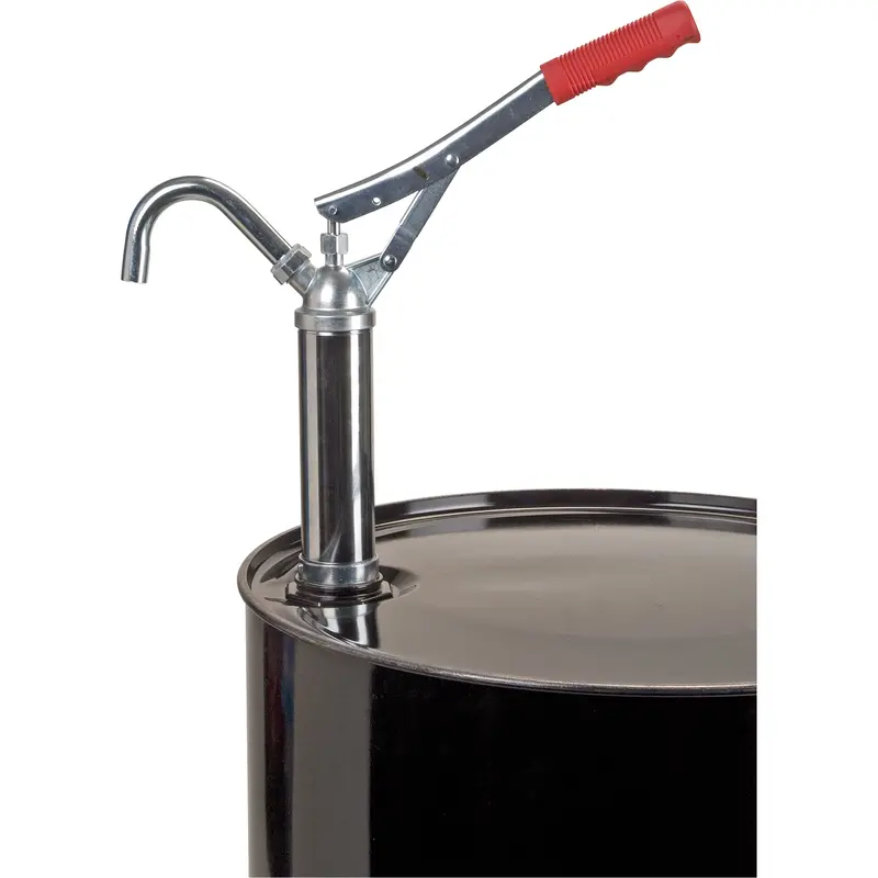 Lever-Type Drum Pump, Steel, 11 Oz./Stroke, Fits 30-55 Gal. 1