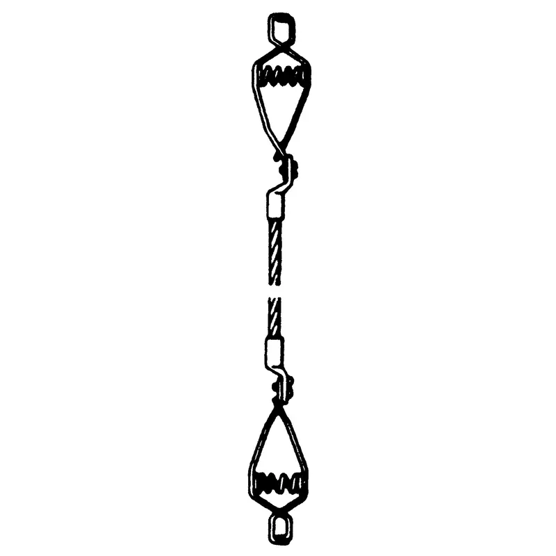 Light-Duty Bonding & Grounding Wire Assemblies - Two Alligator Clips 1