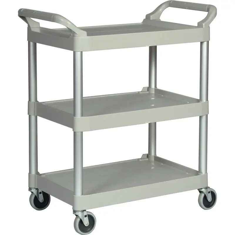 Light-Duty Utility Cart, 3 Tiers, 19" X 38" X 34", 200 Lbs. Capacity 1