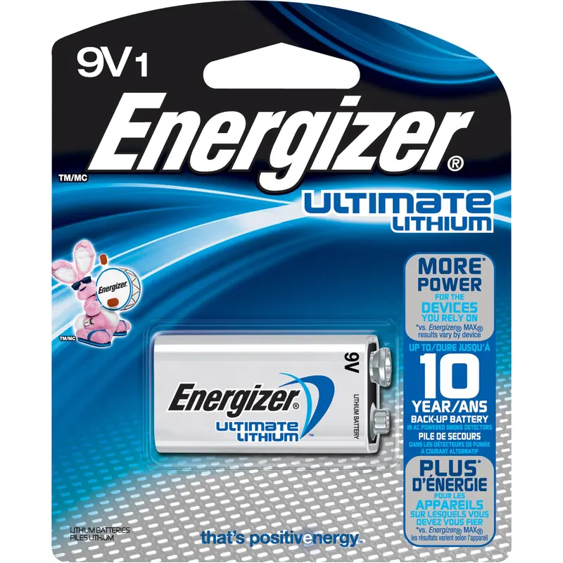 Lithium Batteries, 9 V 1