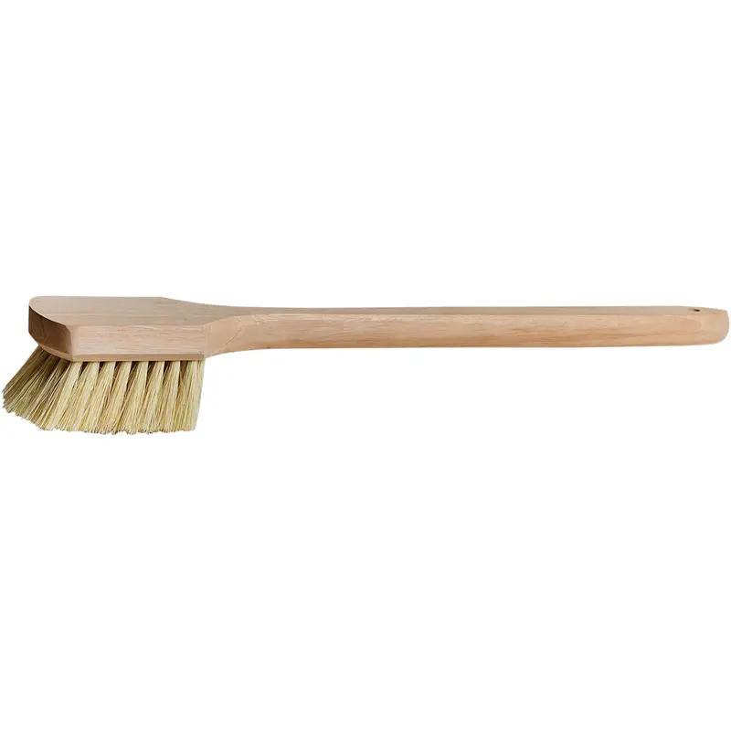 Long-Handle Pot Brush, 20" L, Tampico Bristles, Beige 1