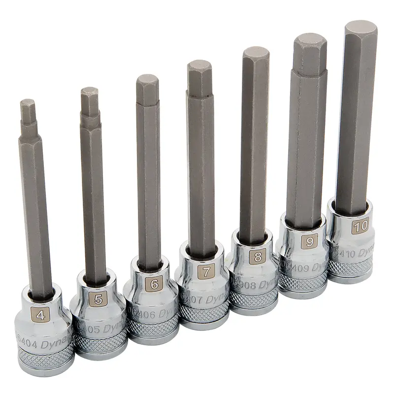 Long Metric Socket Set, 7 Pcs 1