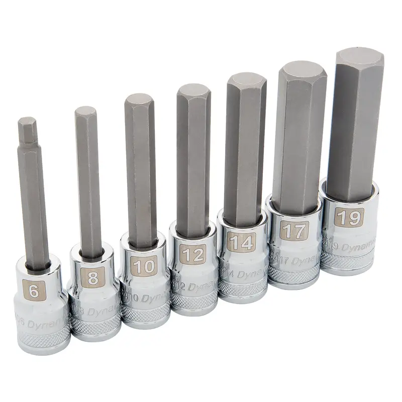 Long Metric Socket Set, 7 Pcs 1
