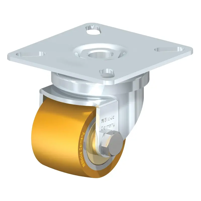 Low-Profile Caster, Swivel, 1-3/8" (35 Mm), Polyurethane, 220 Lbs. (100 Kg.) 1