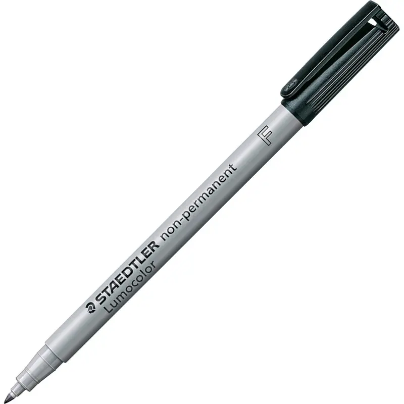 Lumocolor® Non Permanent Fine Tip Black Marker 1