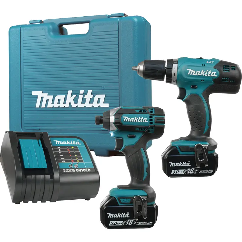 Lxt® 2 Tool Combo Kit, Lithium-Ion, 18 V 1