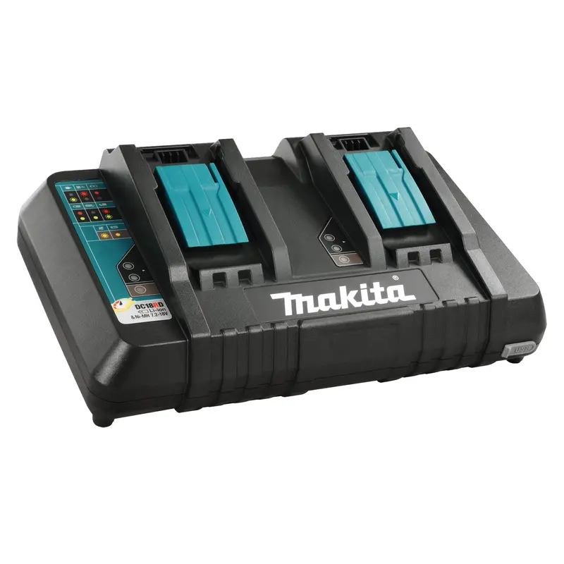 Lxt® Dual Port Rapid Optimum Charger, 18 V, Lithium-Ion 1