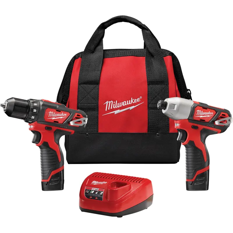 M12™ Cordless 2-Tool Combo Kit, Lithium-Ion, 12 V 1