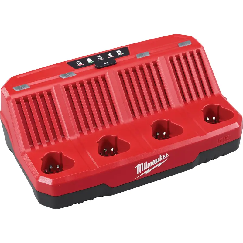 M12™ Four Bay Sequential Charger, 12 V, Lithium-Ion 1