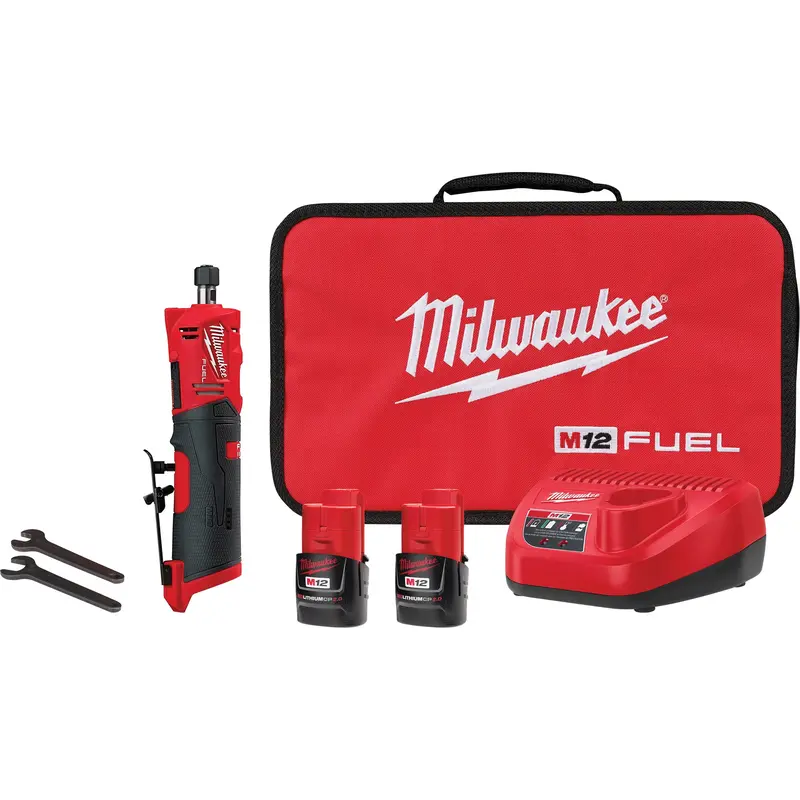 M12 Fuel™ Straight Die Grinder Kit, 1/4" Collet, 12 V, Lithium-Ion 1