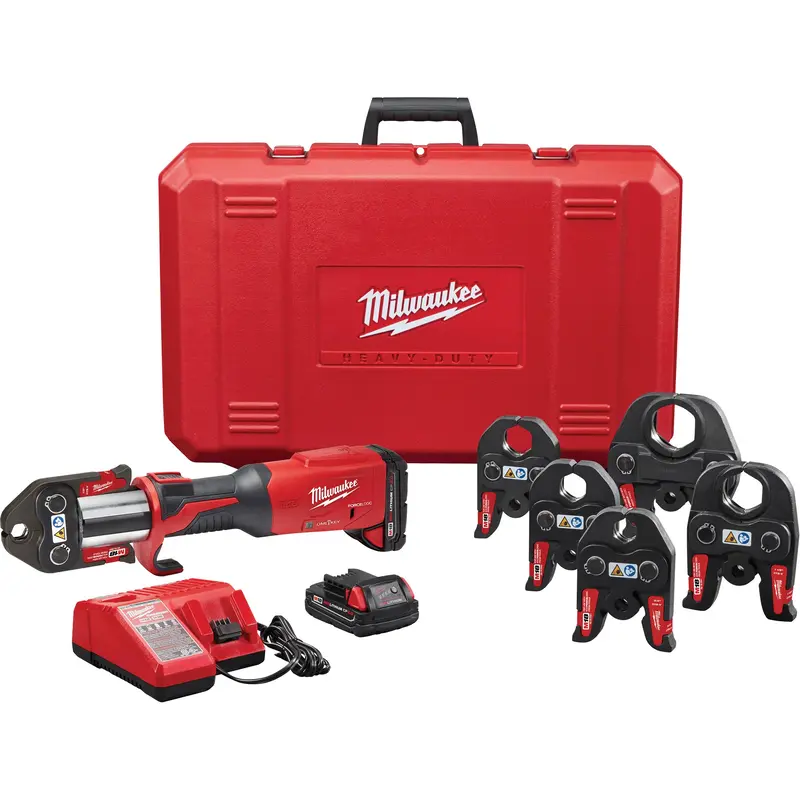 M18™ Force Logic™ Press Tool With One-Key™ & Cts Jaws Kit, 1/2" - 2", Power Driven 1