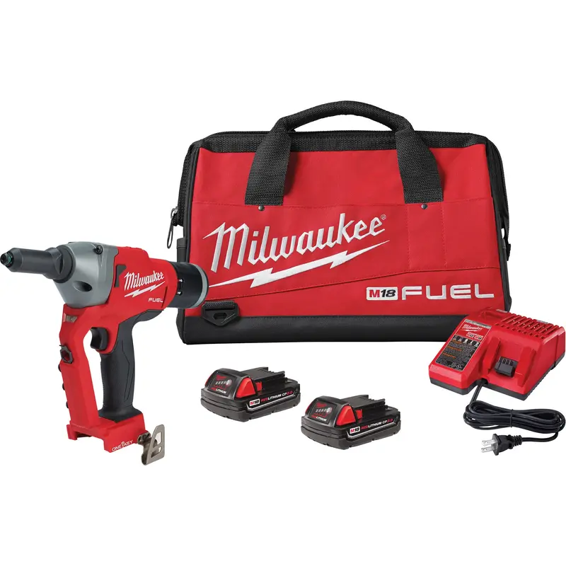 M18 Fuel™ 1/4" Blind Rivet Tool With One-Key™ Kit 1