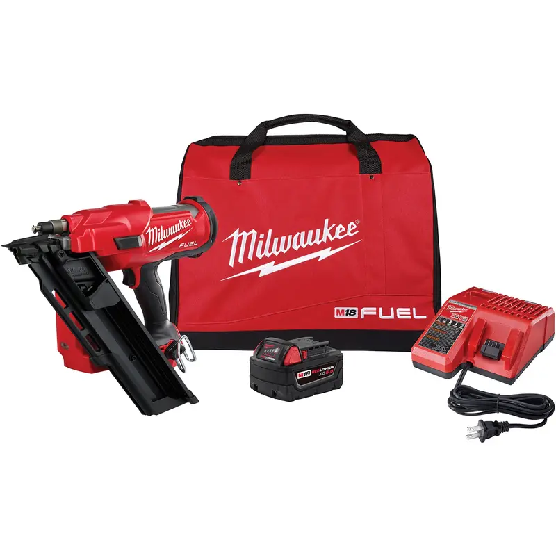 M18 Fuel™ 30 Degree Nailer Kit, 18 V, Lithium-Ion 1