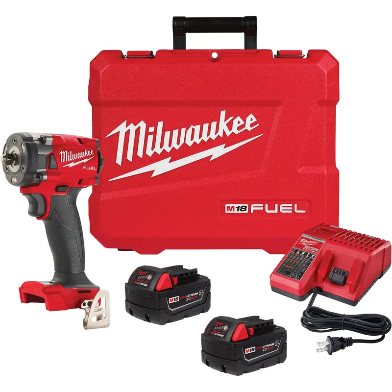 M18 Fuel™ Compact Impact Wrench With Friction Ring Kit, 18 V, 3/8" Socket 1