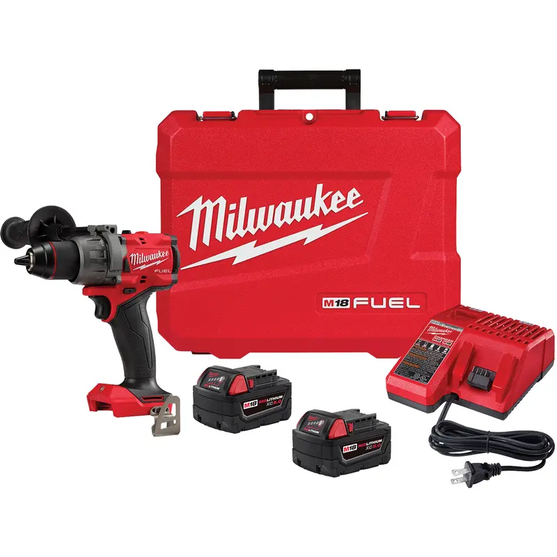 M18 Fuel™ Hammer Drill/Driver Kit, 1/2" Chuck, 18 V 1