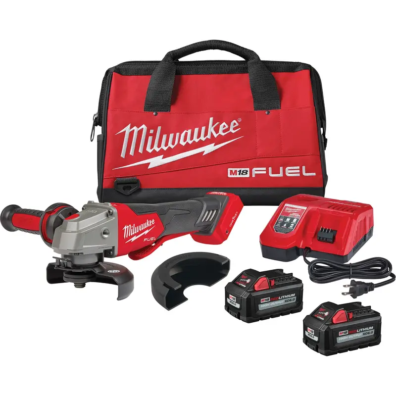 M18 Fuel™ No-Lock Braking Grinder With One-Key™ Paddle Switch Kit, 4-1/2" Or 5" Wheel, 18 V 1