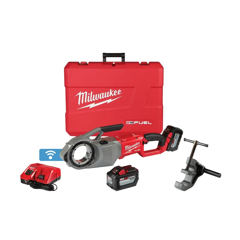 M18 Fuel™ Pipe Threader Kit, 41 Rpm, 1/8" - 2" Pipe Thread 1