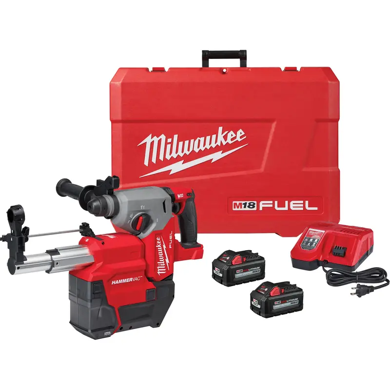 M18 Fuel™ Sds Plus Rotary Hammer Dust Extractor Kit, 18 V, 1", 2 Ft-Lbs., 1330 Rpm 1