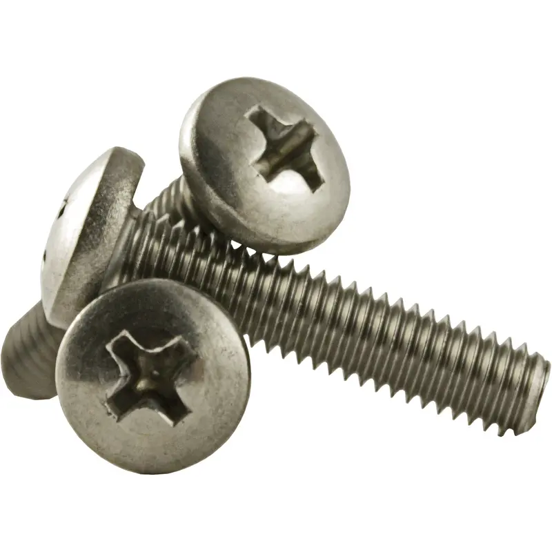 Machine Screw Pan Head, 1/4" X 3/4" L, Stainless Steel 1
