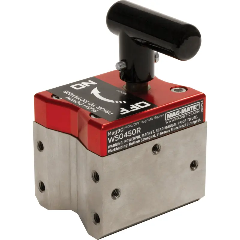 Mag90™ On/Off Magnetic Squares, 3" L X 2-1/2" W X 4-5/8" H, 450 Lbs. 1