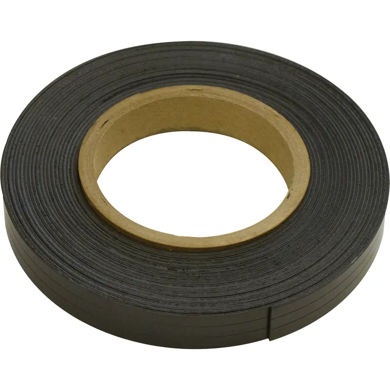 Magnetic Strips, 100' L X 1" W, 1/32" Thickness, Strength Of 4 Lbs. Per Lin. Ft. 1