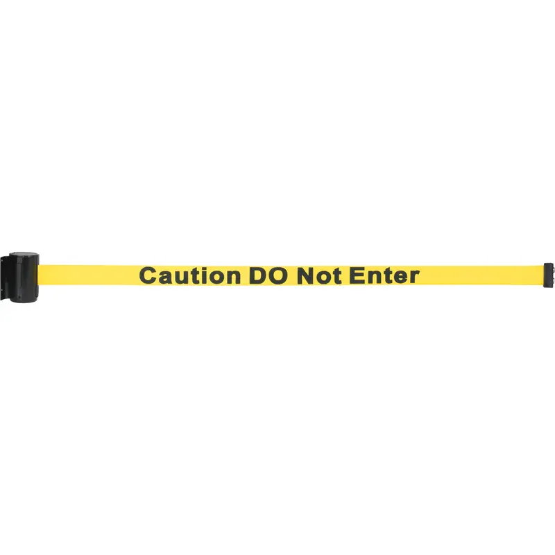 Magnetic Tape Cassette For Build-Your-Own Crowd Control Barrier, Caution Do Not Enter, 7', Yellow Tape 1