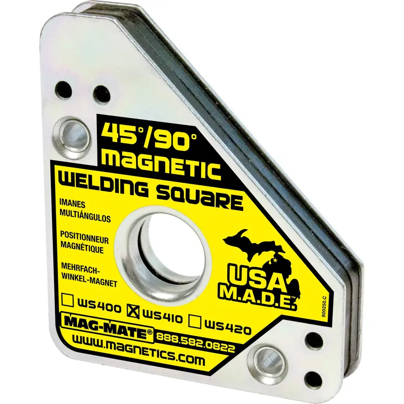 Magnetic Welding Squares, 3-3/4" L X 3/4" W X 4-3/8" H, 75 Lbs. 1