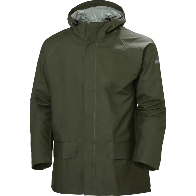 Mandal Pvc-Coated Rain Jacket, Polyester, Large, Green 1