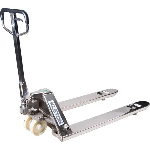 Manual Pallet Trucks, Stainless Steel, 48" L X 27" W, 5500 Lbs. Capacity 1