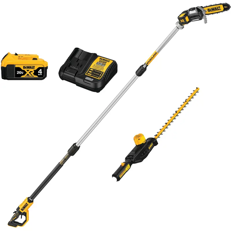 Max* Cordless Pole Saw & Pole Hedge Trimmer Combo Kit 1