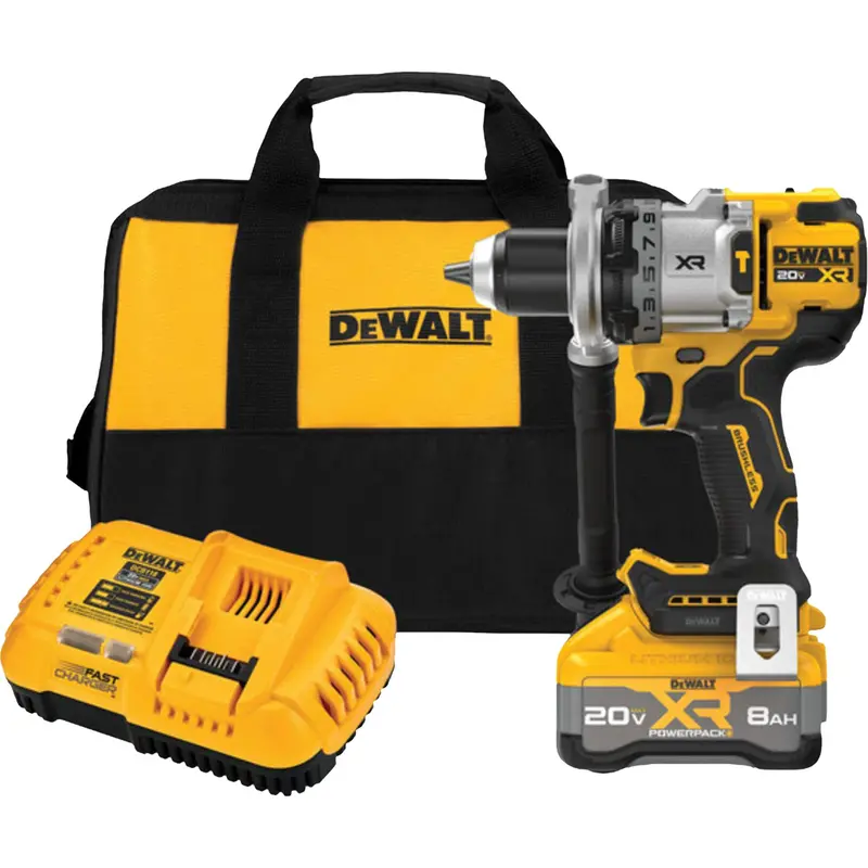 Max* Xr® Brushless Cordless 3-Speed Hammer Drill Kit With Xr Powerpack™ Battery, 1/2" Chuck, 20 V 1