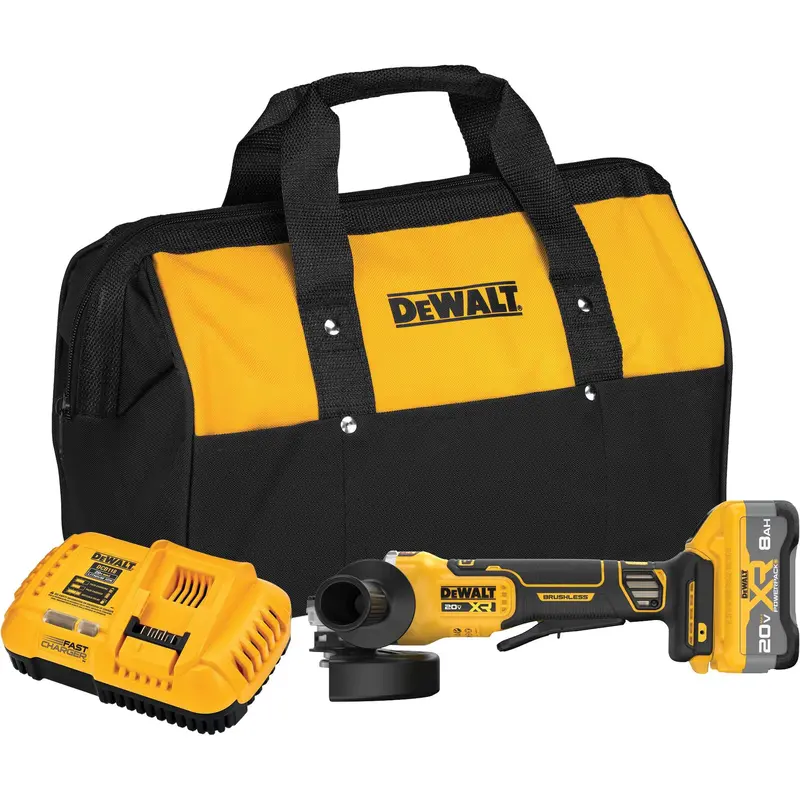 Max* Xr® Brushless Cordless Angle Grinder Kit With Xr Powerpack™, 4-1/2" - 5" Wheel, 20 V 1