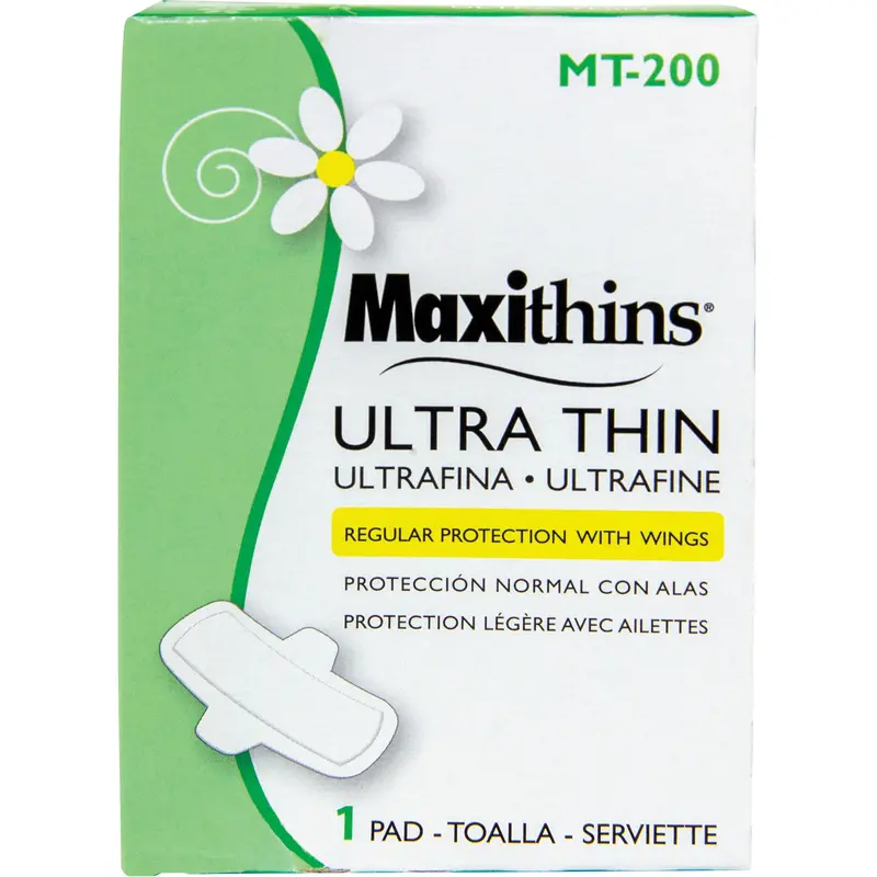 Maxithins® Maxi Pad Ultra Thin With Wings 1