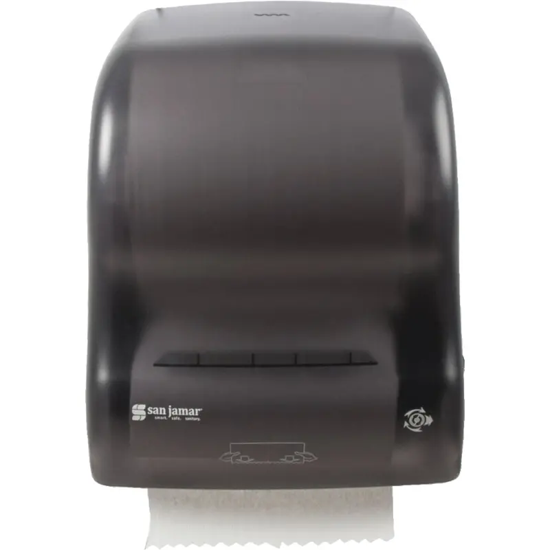 Mechanical Hands-Free Towel Dispenser, No-Touch, 12.4" W X 9.3" D X 15.1" H 1