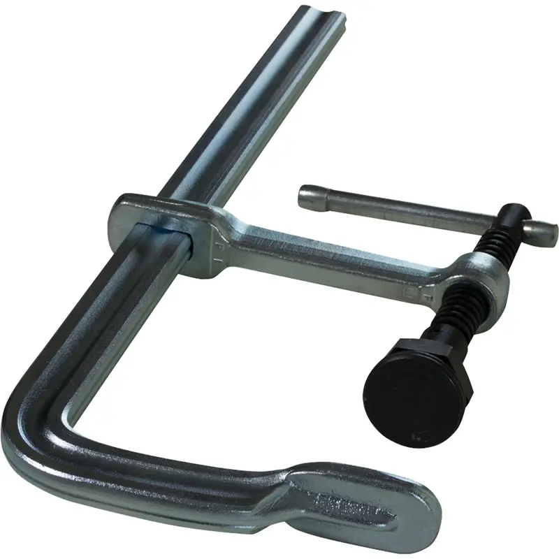 Medium-Duty All-Steel Bar Clamp, 8" (203 Mm) Capacity, 4-3/4" (121 Mm) Throat Depth 1