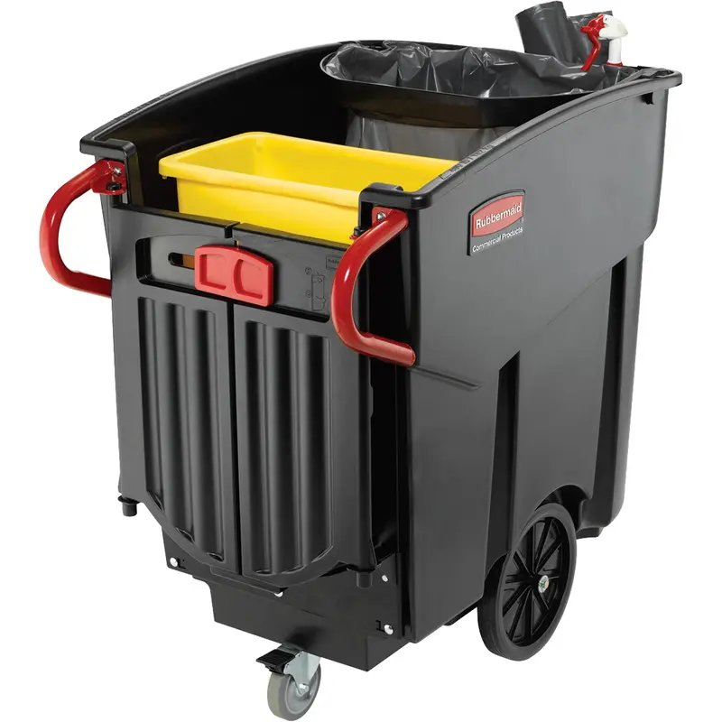 Mega Brute® Mobile Waste Collectors, Polyethylene, 120 Us Gal. 1