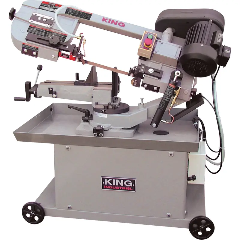 Metal Cutting Dual Swivel Band Saws, Horizontal/Vertical, Round 7" And 7" X12"  Rectangular Cutting Capacity 1