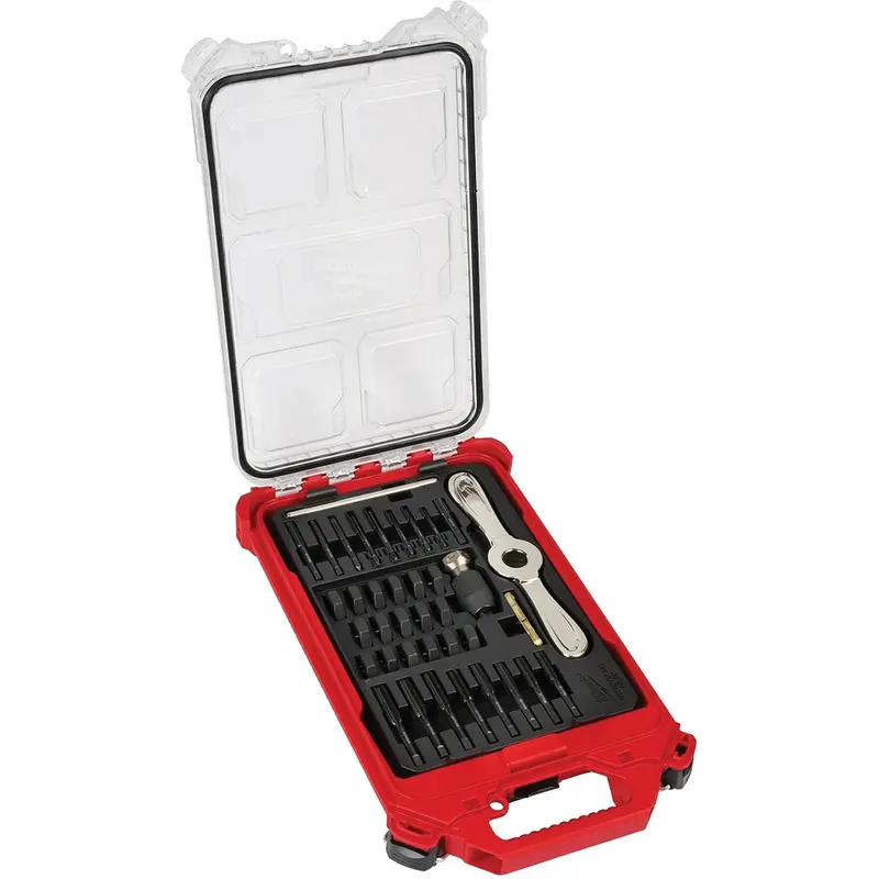 Metric Tap & Die Packout™ Set With Hex-Lok™ 2-In-1 Handle, 38 Pieces 1