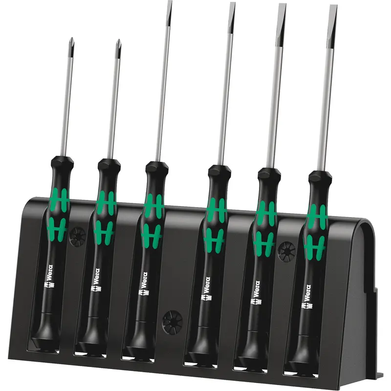 Micro Series Screwdriver Set With Rack, 6 Pcs. 1