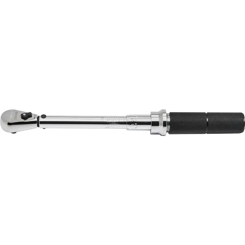 Micrometer Torque Wrench, Click, 1/4" Square Drive, 3.95 - 23.16 N.M/30 - 200 In-Lbs. 1