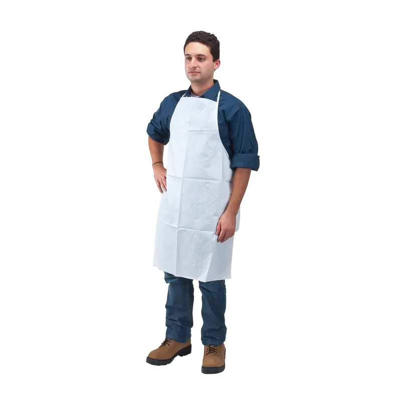 Microporous Protective Clothing, Microporous, White, 28" W X 36" L 1