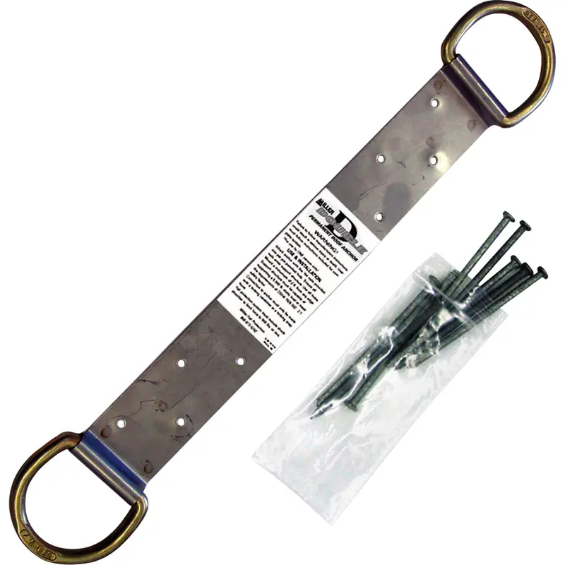 Miller® Double Roof Anchor, D-Ring, Permanent Use 1