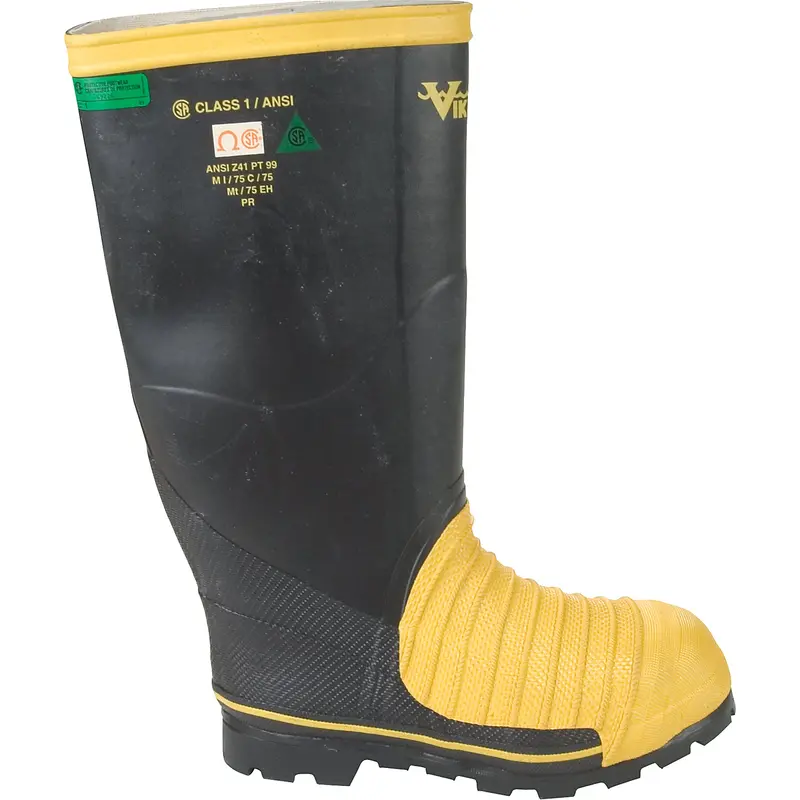 Miner 49Er Professional Mining Boots, Rubber, Steel Toe, Size 13 1