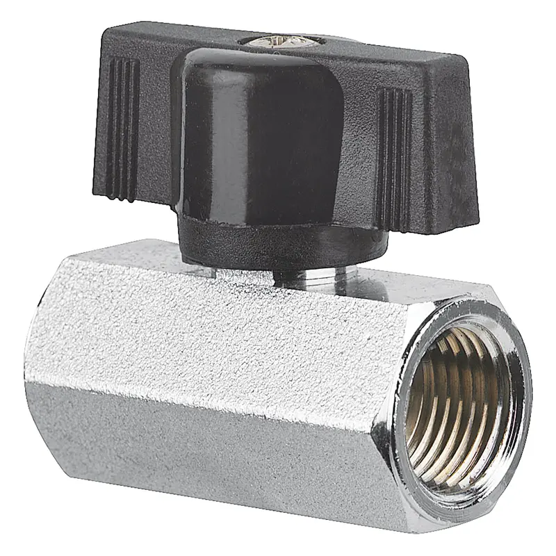 Mini Ball Valves, Brass, Manual, Fnpt X Fnpt 1