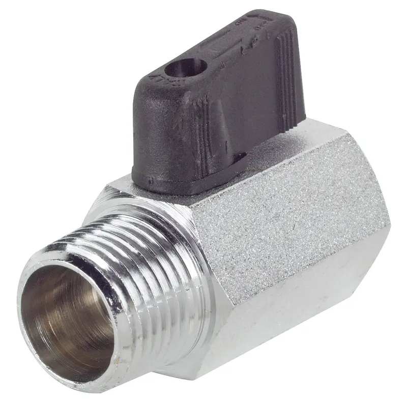Mini Ball Valves, Brass, Manual, Fnpt X Fnpt 1