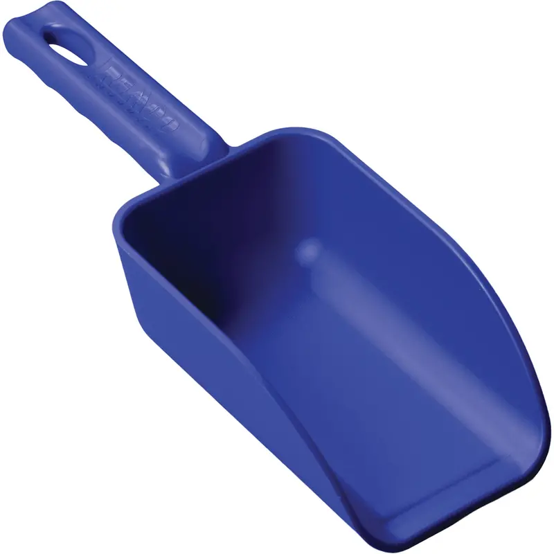 Mini Hand Scoop, Plastic, Blue, 16 Oz. 1