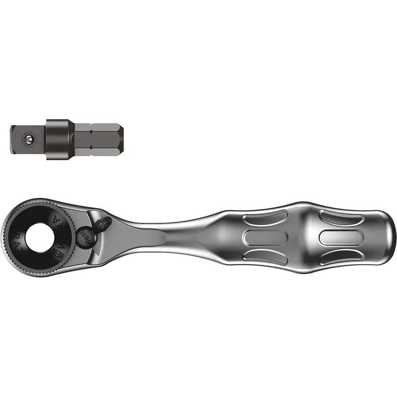 Mini Ratchet 1/4 Metal, 1/4" Drive, Ergonomic Handle 1