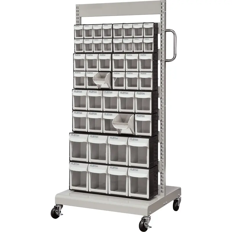 Mobile Tilt Bin Rack 1